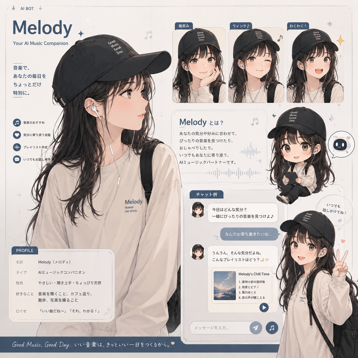 Melody キャラクターシート